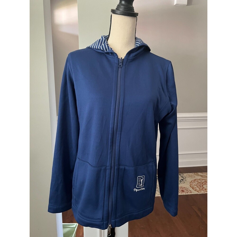 Women's EP New York Reversible Jacket TCP Piper Glen Navy Blue Sz M